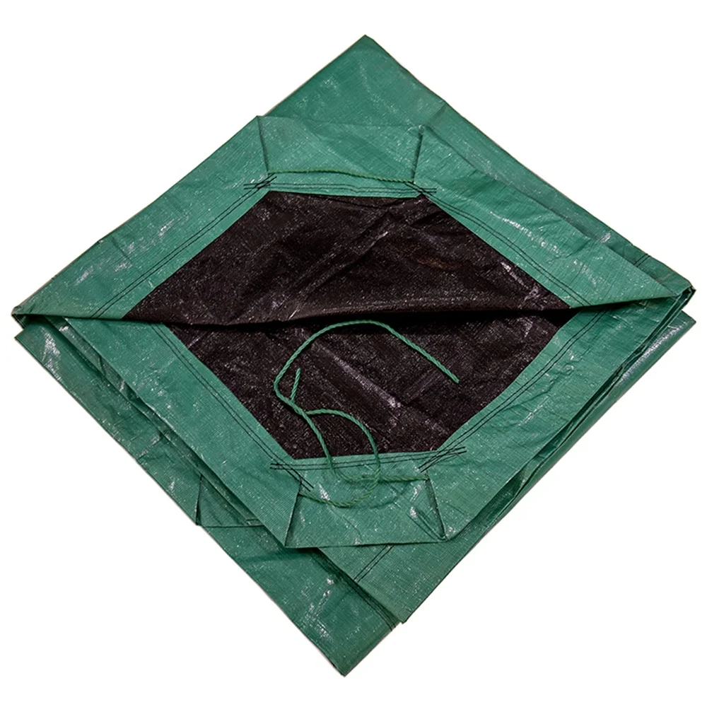 Factory Garden Lawn Yard Waste Tarpaulin Container Fall Leaves Bag Garden Yard Leaf Waste Tarp Poly Yard Tarp