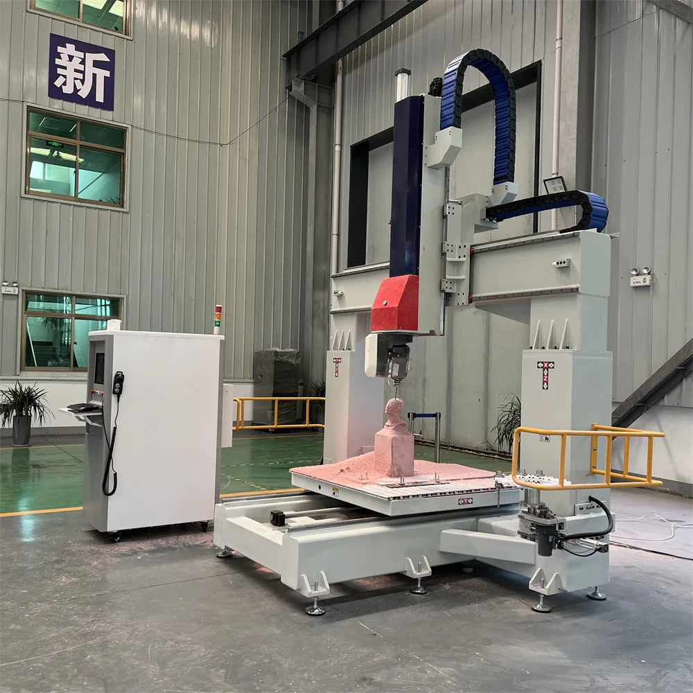 YOUHAOCNC High precision 1325 5 axis CNC router wood 5 axis cnc woodworking machinery for mold manufacturing