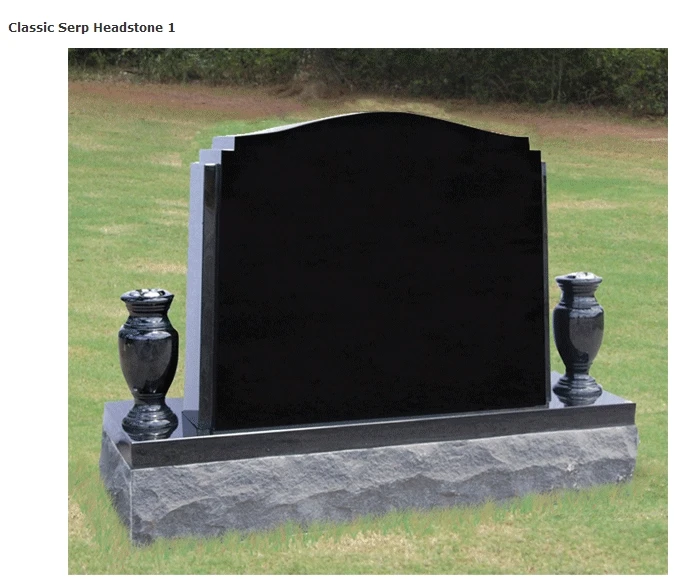 Imperial black granite cheap tombstones in zimbabwe