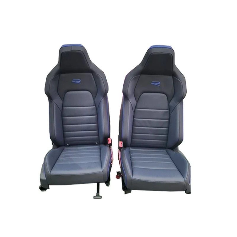 Suitable for VW golf mk8 r car leather racetrack car seats assembly, supporting electric memory, ventilation and heating functi