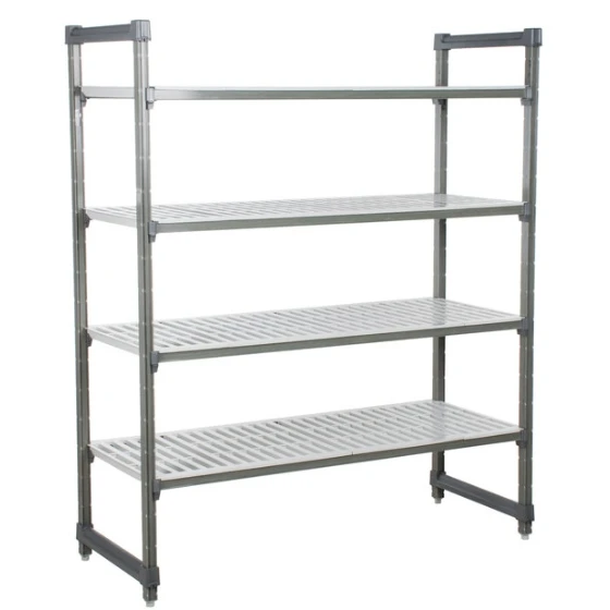 Cambro Elements Plastic 4 Tiers Kitchen Storage Shelving Commercial Rack Restaurant Kitchen Food Storage Rack