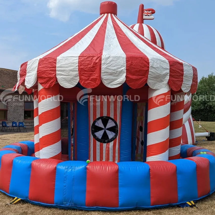 Best Selling Beautiful Eye-Catching Inflatable Booth Interactive Carnival Game Interactive Sport Party Game For Backyard Party