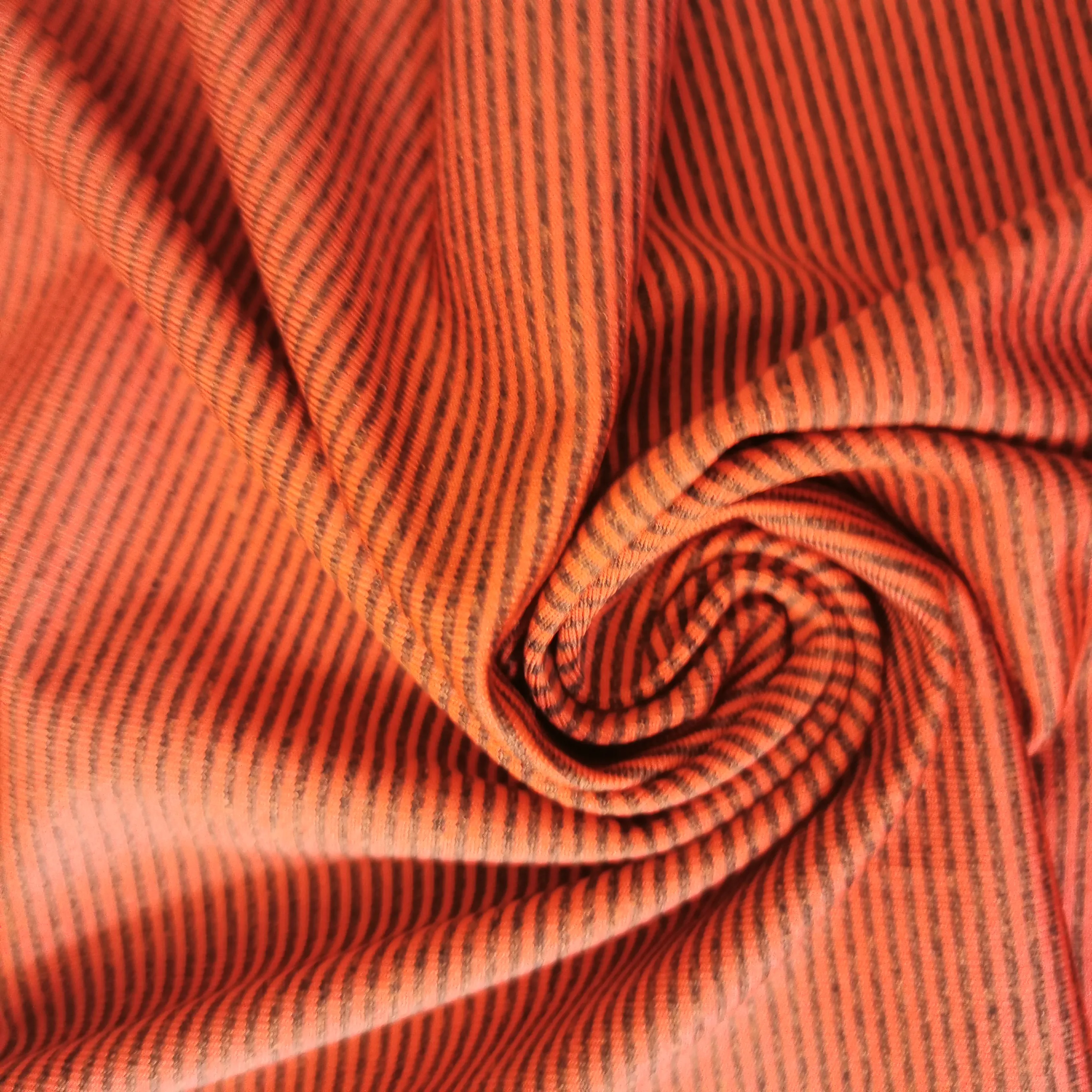 Warp knit Stretch Stripe Nylon Spandex Fabric Sportswear Fabric Modal Nylon Spandex Fabric for Yoga