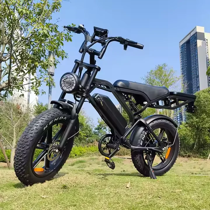 Wholesale Price Electric Bikes 7 Speed 20 Inch Fat Bike V20 PRO E-Bike For Adults Fat Tire Ebike Hybrid Bikes V20 Fatbike