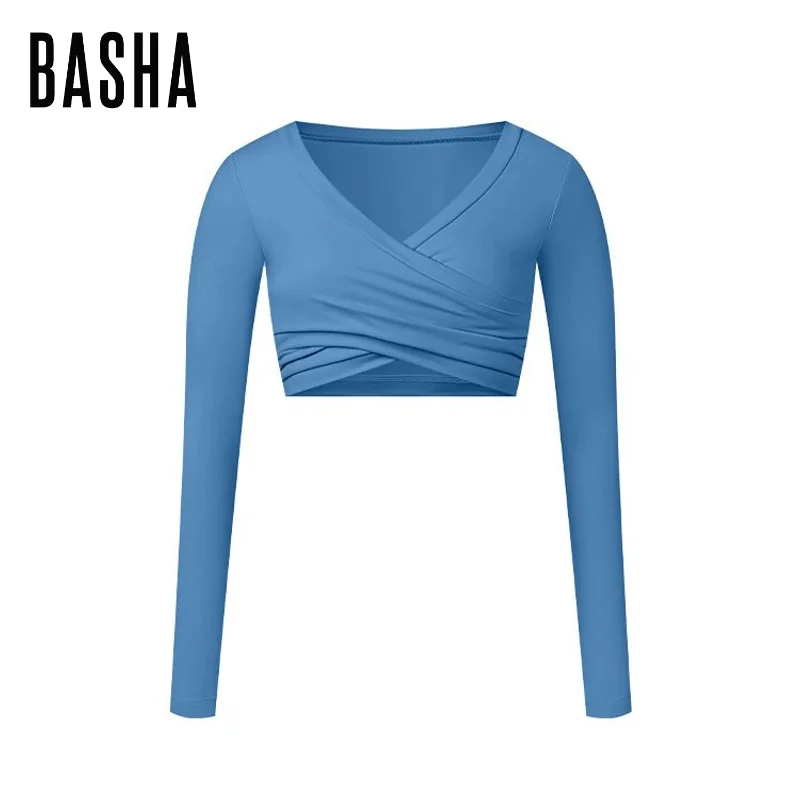 New Arrival Sexy Long Sleeve Running Women Sportswear Pour Femme Gym Athletic Workout Fitness Yoga Crop Top