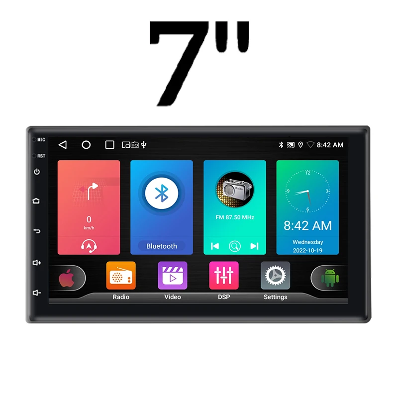 Оптовая продажа 7-дюймовая Автомагнитола на android с gps для dodge caravan/ford expedition 2007-2017/range rover sport 2007