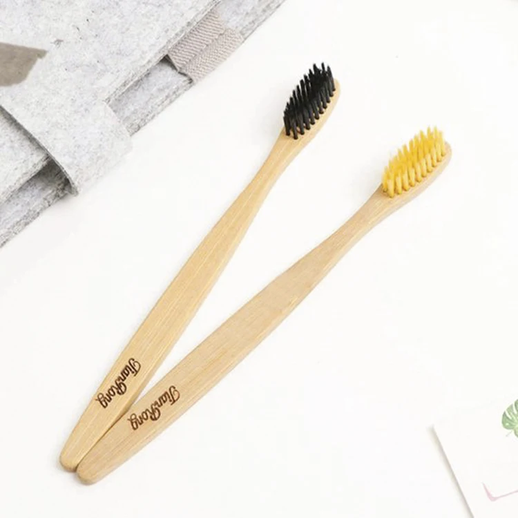 Customized logo bamboo toothbrush private label best toothbrush