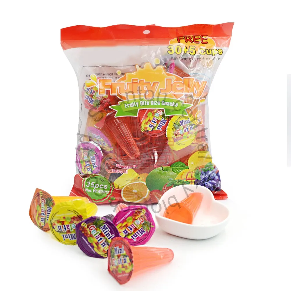 popular lychee jelly cups sweet taste jelly fruits candy for wholesale