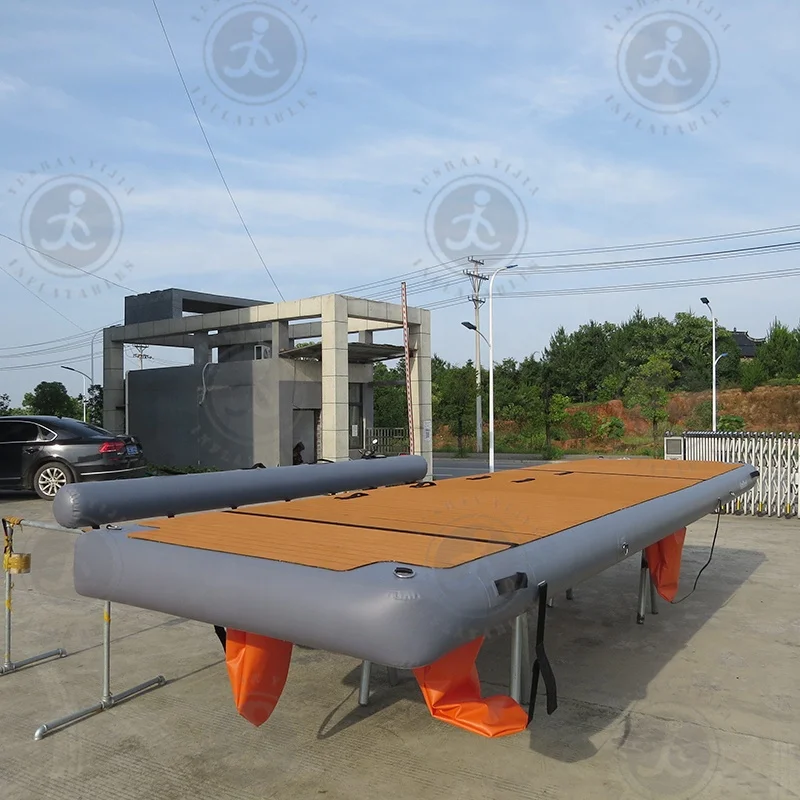 Inflatable Dock For Kayak Drop Stitch Floating Dock & Platform For Leisure
