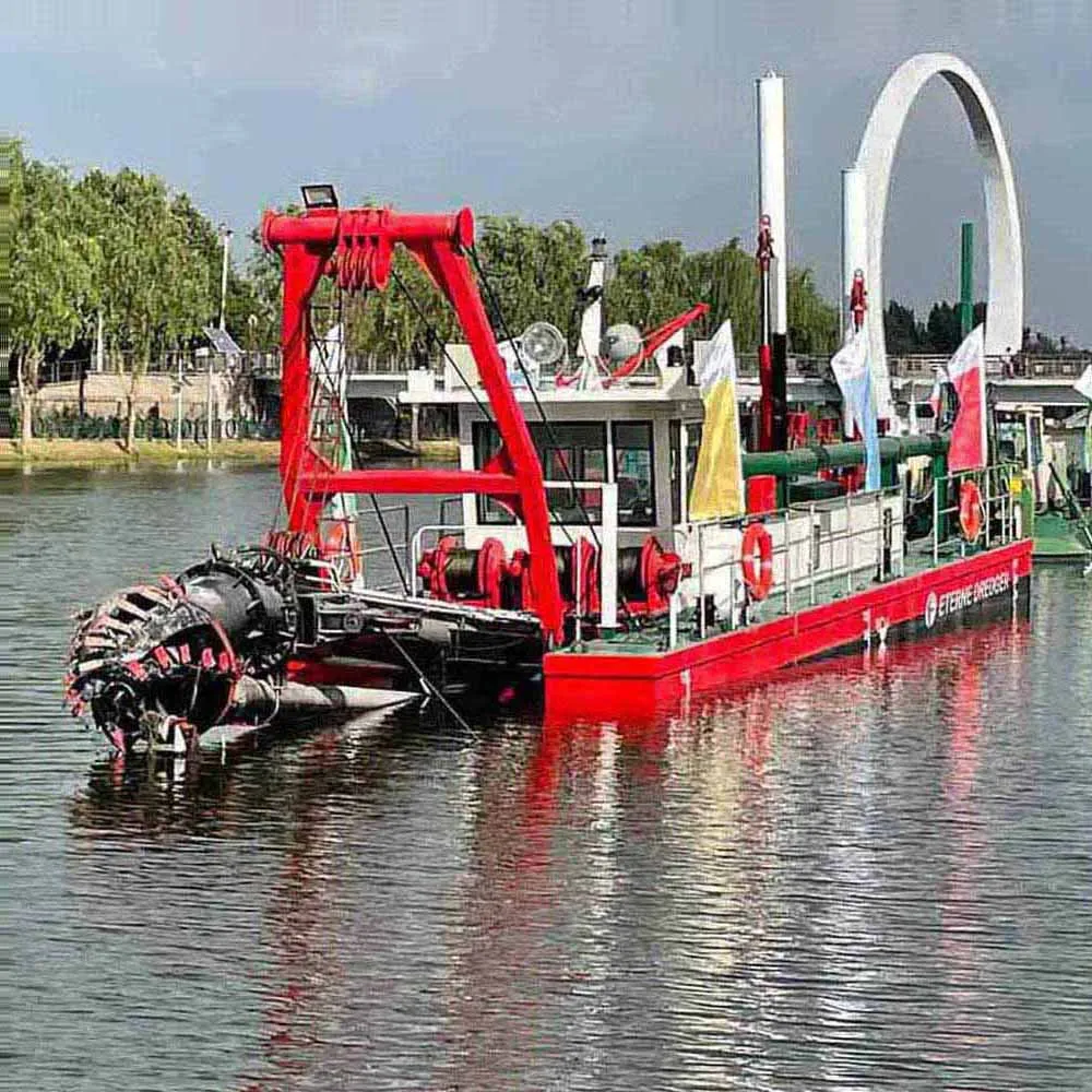 1200 M3/H Hydraulic 14 Inch Cutter Suction Dredger Diesel-Powered New River Lake Dredging Pump Engine Motor Gearbox