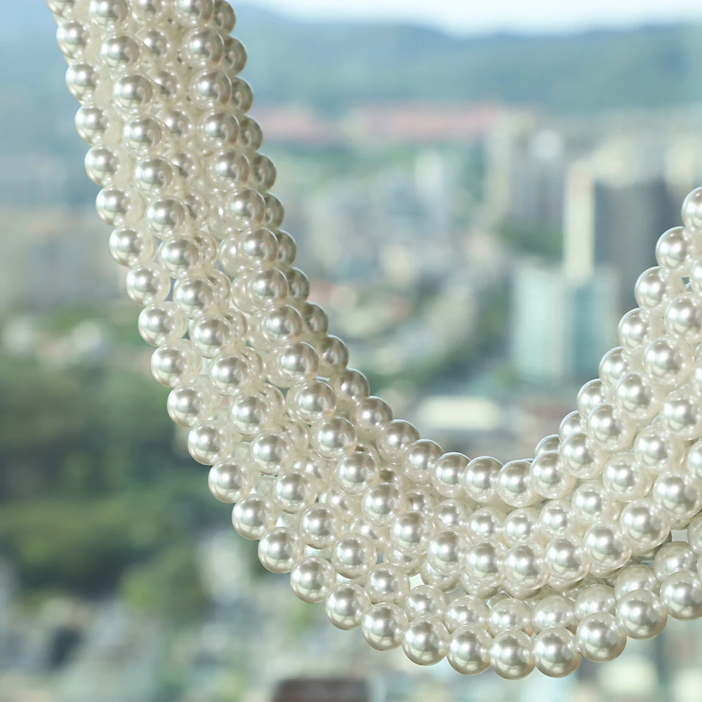 HB K9 Pearls Stock sale 2mm-14mm 5A Pearl Crystal glass round Loose Beads jewelry for Vase Fillers, Wedding