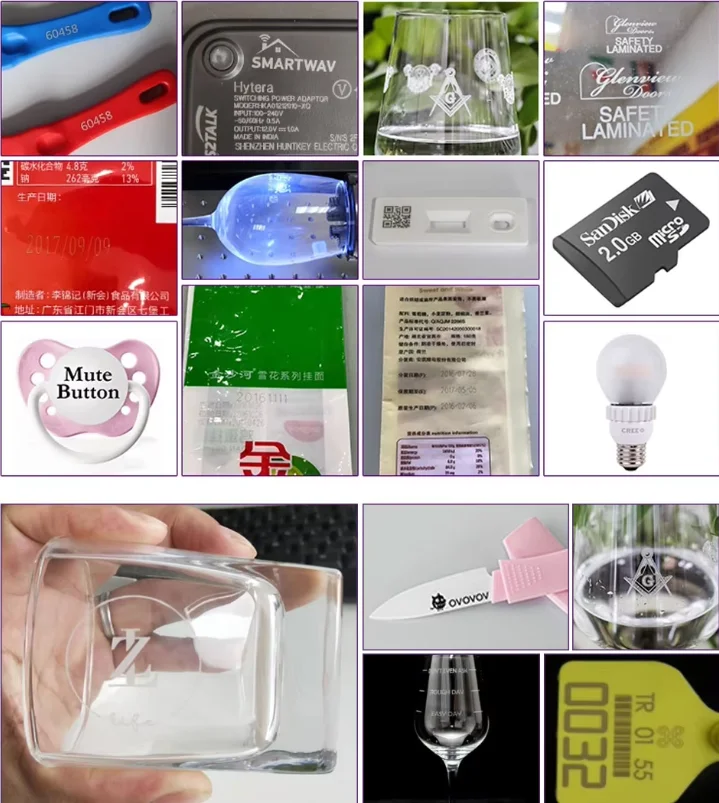Mini Portable 3w 5w 10w Uv Laser Marking Machine 3d Dynamic Focusing Uv Laser Marking Machine For Wine Glasses
