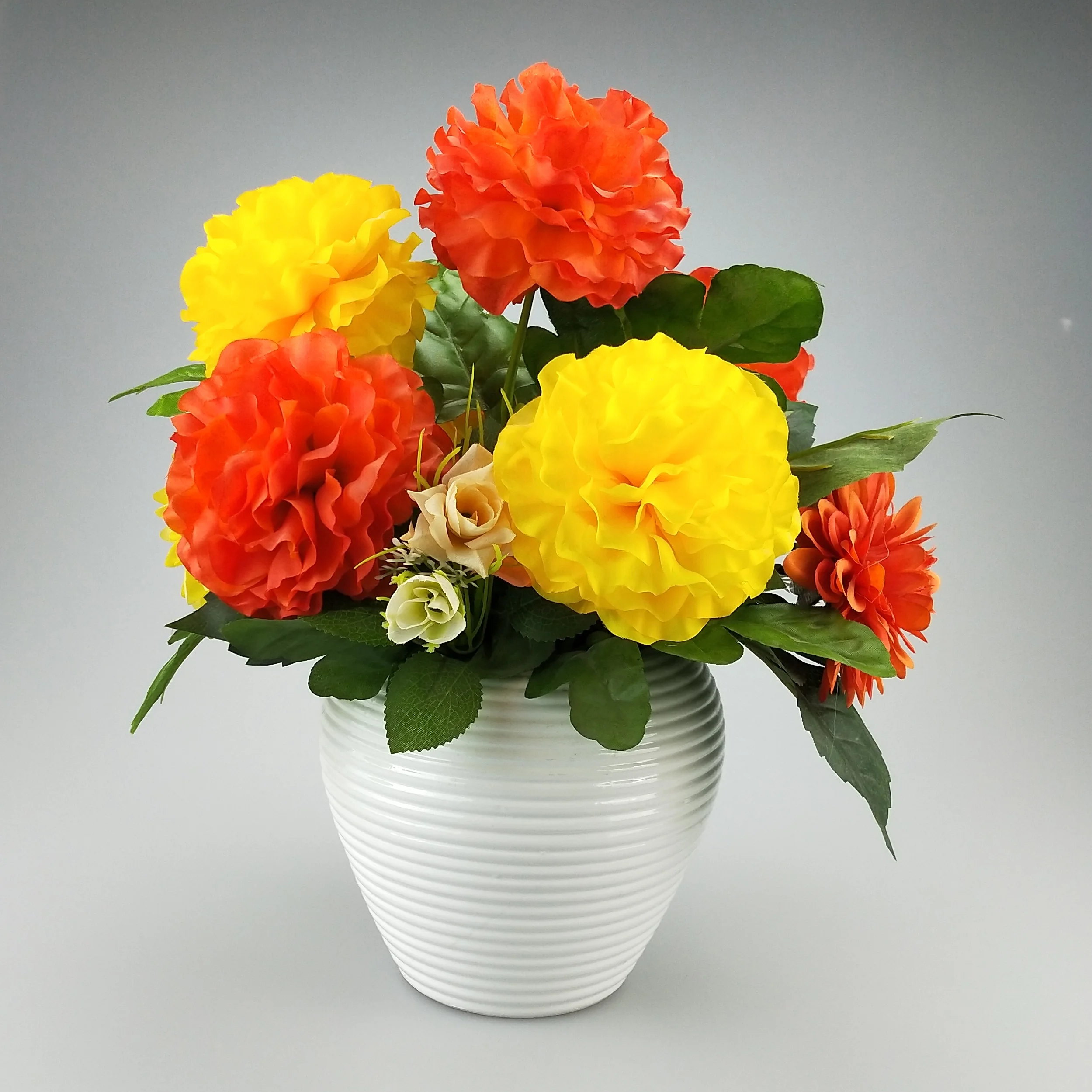 Flowers Bouquet Artificial Wildflowers Hydrangea Flowers Arrangements Home Wedding Decor Pink Purple Green White