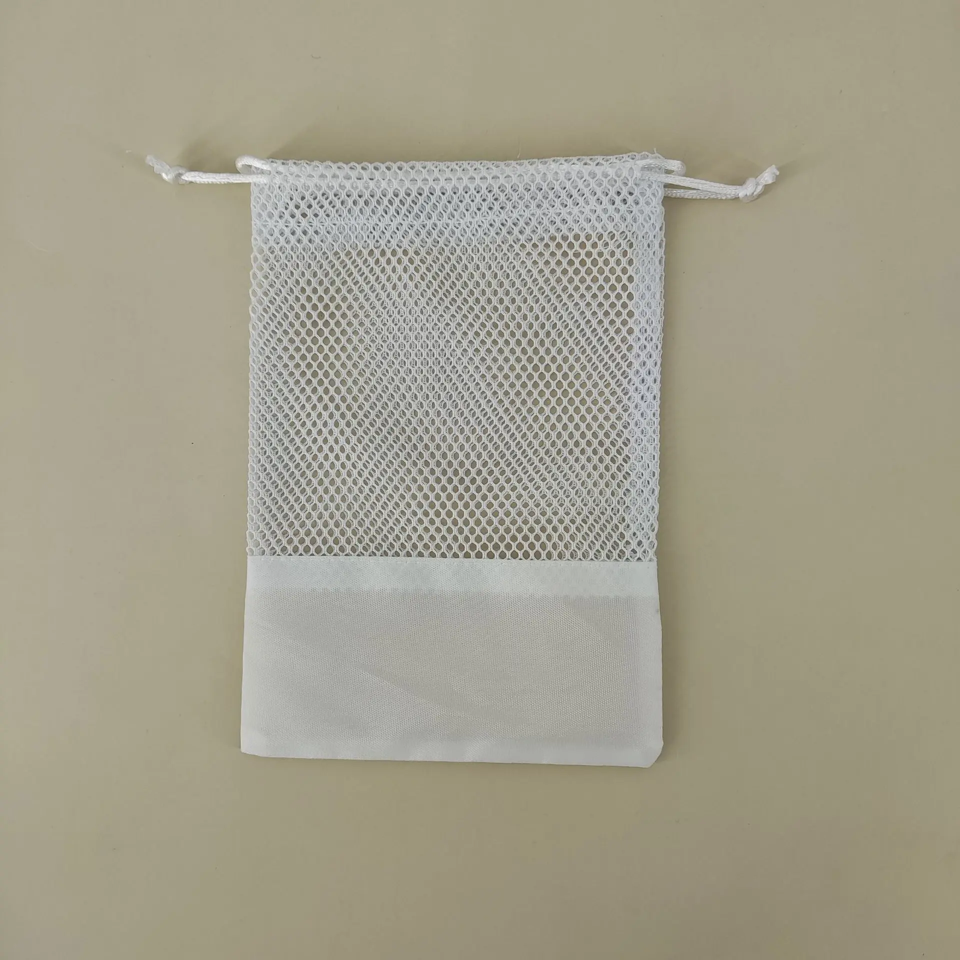 2022 Factory price wholesale white Custom wholesale nylon mesh bags drawstring bags for shoes