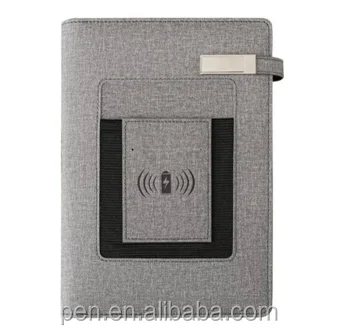 Diary Notebook power bank USB Smart Notepad With Power Bank planner notebook