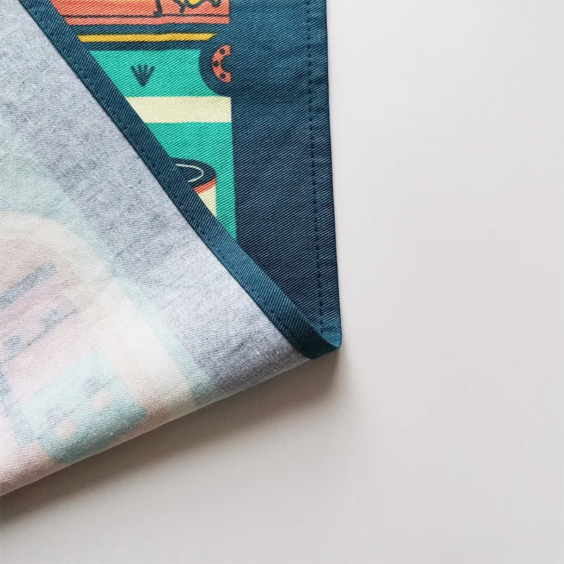 Hot Kitchen Dish Towel Printing Hand Towel Custom Absorbent Soft Lovely Cleaning Towel Wholesale