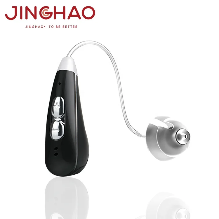 Fashionable Mini Size Behind the Ear Digital Hearing Aid Long Batteries Lifespan for Hearing Impairments