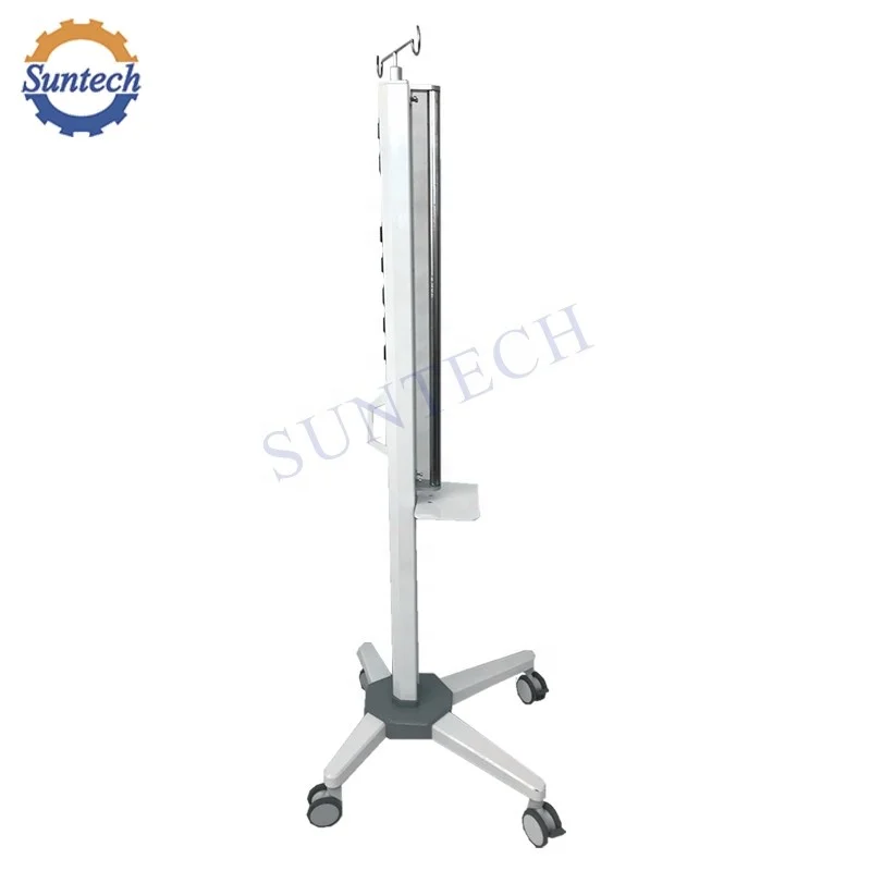 Movable hospital patient syringe pump and infusion pump trolley cart