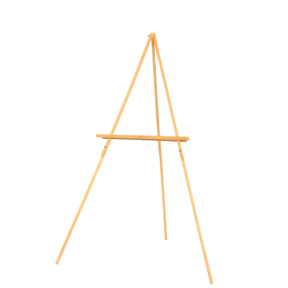 Artmate A-Frame Tripod Floor Easel with Adjustable Tray Height Pine Wood ,Wooden Easel,Art easel