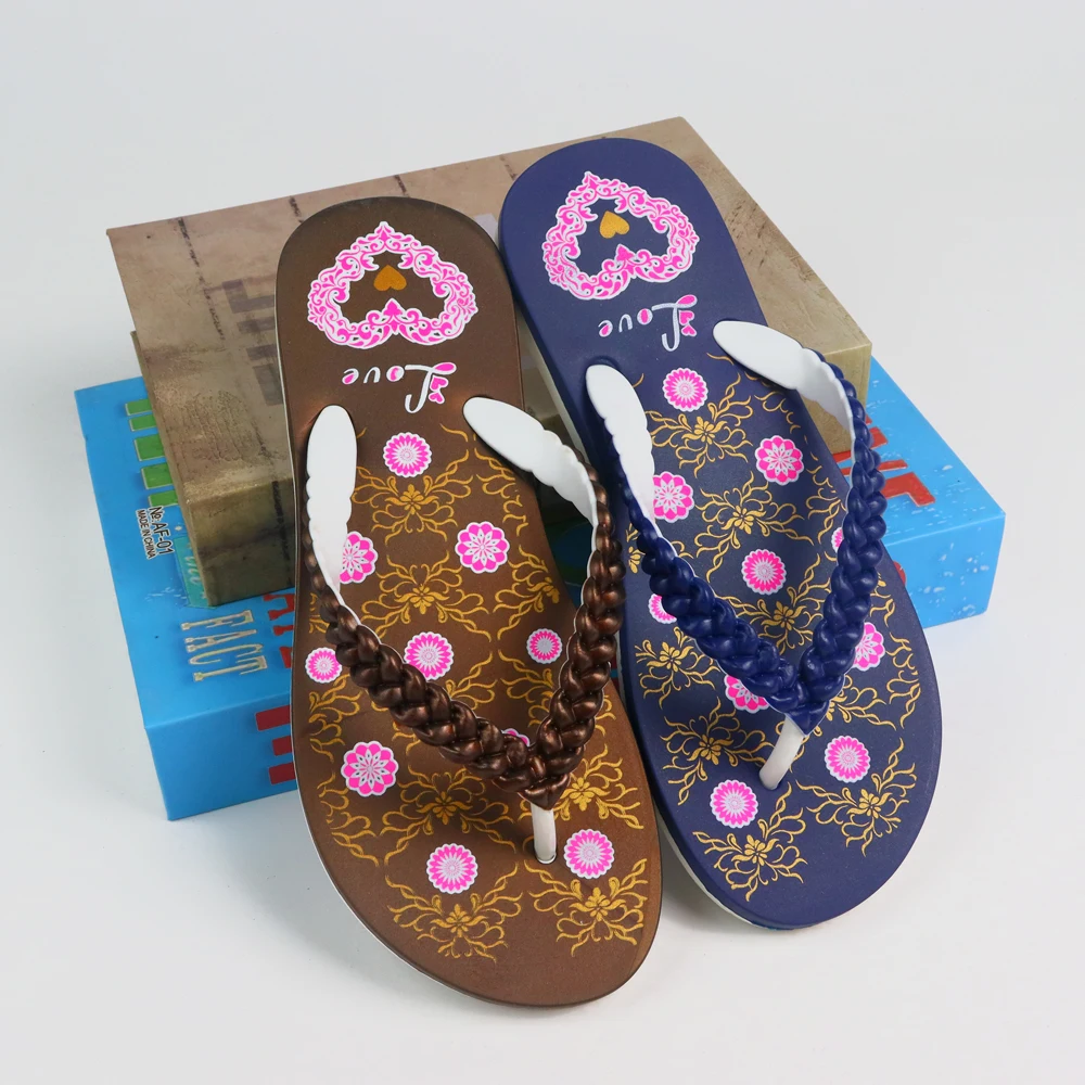 Custom Printed Logo Summer Ladies Rubber Beach Bathroom Shower Slippers Flip Flops Wedding Cheap Colorful Slides Flip Flops