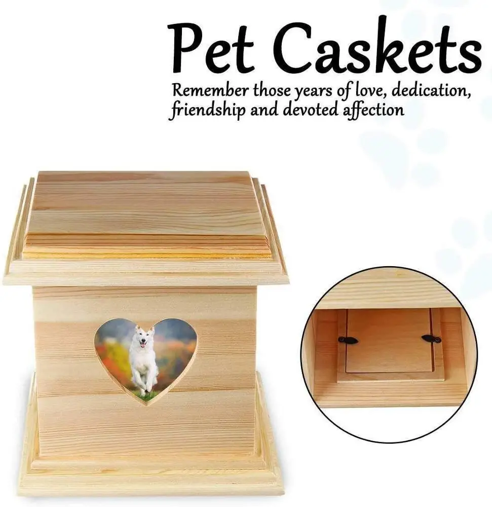 Деревянная урна для домашних животных, кошек, собак, птиц, животных, шкатулка для золы