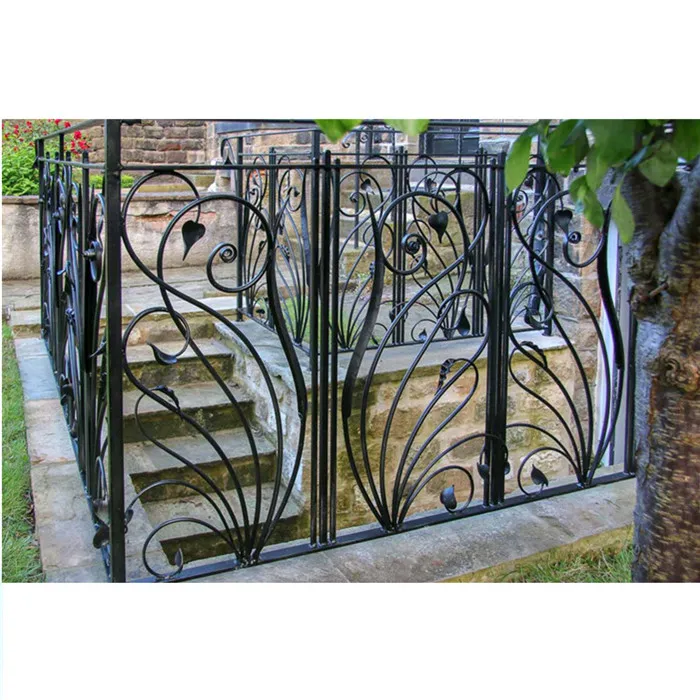 DAIYA exterior wrought iron railings with wrought iron belly balcony railings