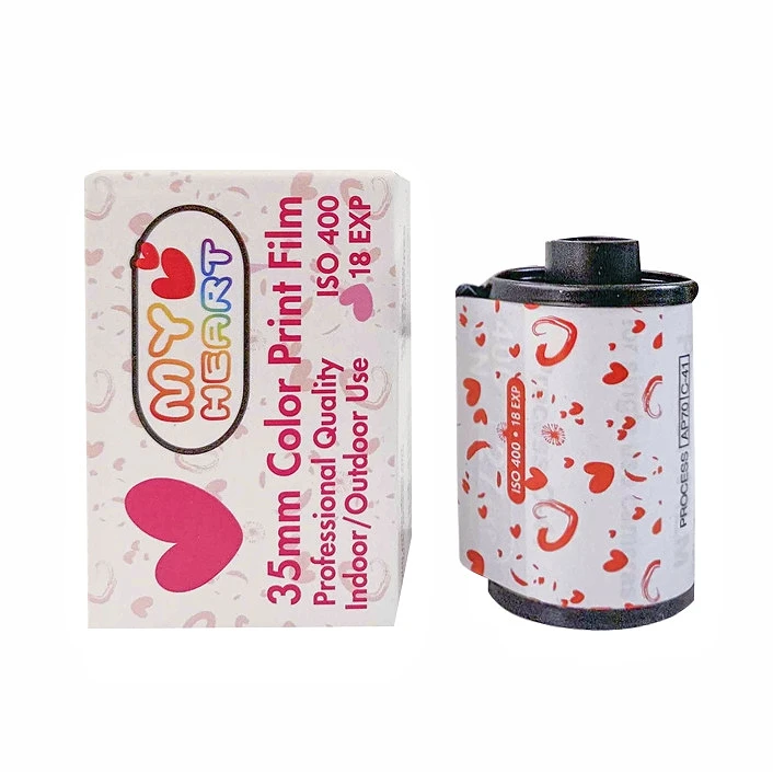 Myheart 35mm color print camera film 8/12/18 EXP ISO 200 retro sweetheart film 135 negative film cameras