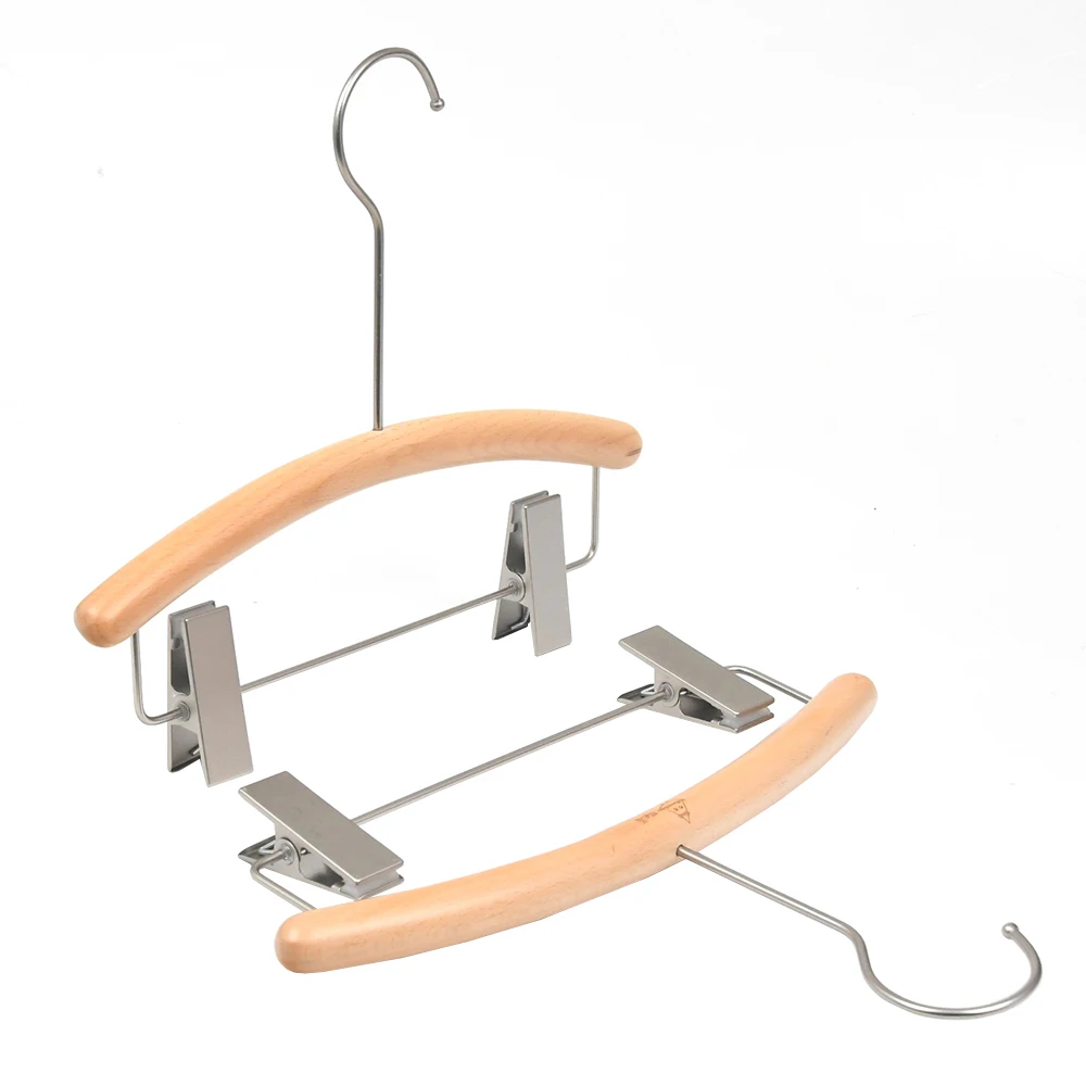 Lovely Children Wood Hangers Customized Cute Baby Cloth Hanger Infant Wooden Frame clothes hangers