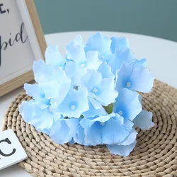 18cm Artificial Silk Flower Heads Bulk Wholesale Large Artificial Hydrangea Flower For Flower Bouquet Wedding Home Decoration