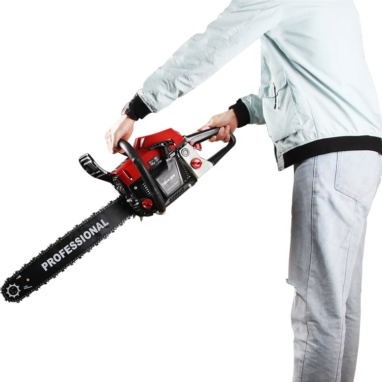 
52CC 2.4kw/8500rpm Cheap Price Wholesale High Quality Buy Gasoline Chain Saw 