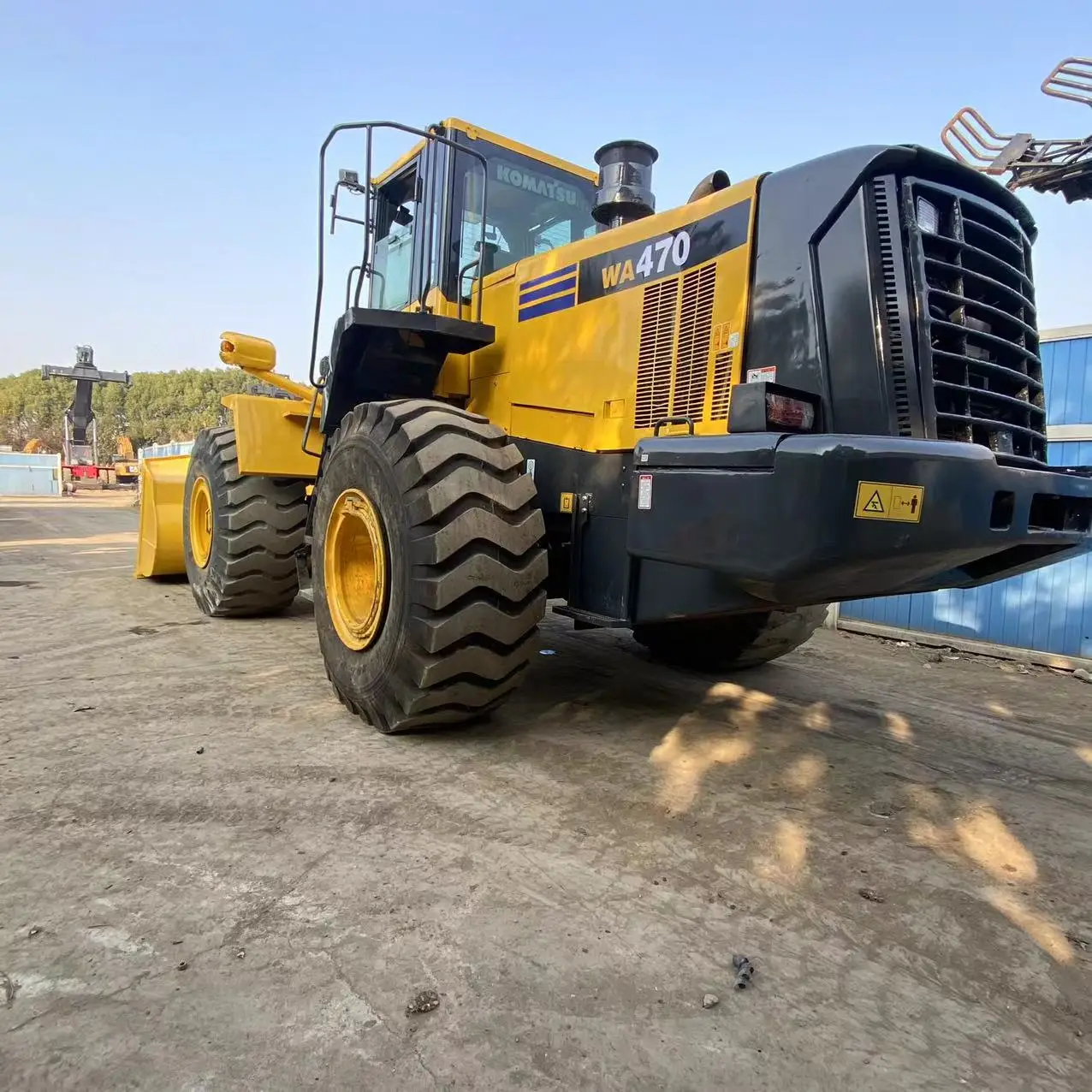 Cheap Japan Komatsu WA470-6 wheel loader cheap for sale