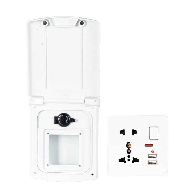 Caravan accessories RV power socket outlet hatch waterproof cover