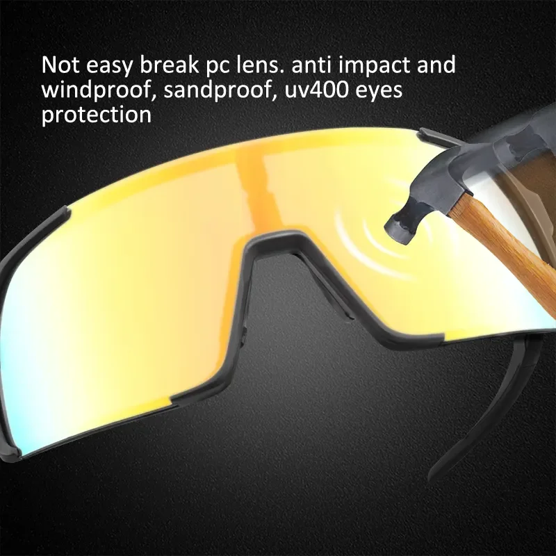 Sports Men Sunglasses Road Bicycle Glasses Mountain Cycling Riding Goggles Eyewear Mtb Bike Sun Glasses