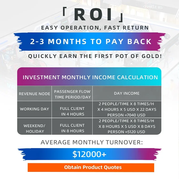 vr rollercoaster ride 360 vr game console attraction 2 seats 4d 8d 9d flight simulator vr game machine with shooting