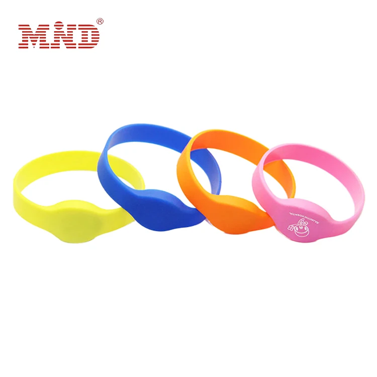 Wholesale Custom RFID Bracelet Adjustable Silicone Salto NFC Hotel Access Control Wristband