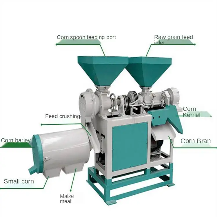 Corn Husk Peeling Machine Maize Grits Milling Machine Uganda