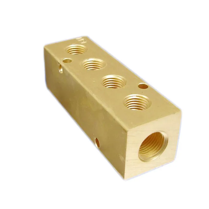 Optimally Designed Stainless Steel Manifold Block with Tailored Valve Bodies for Air and Hydraulic Systems