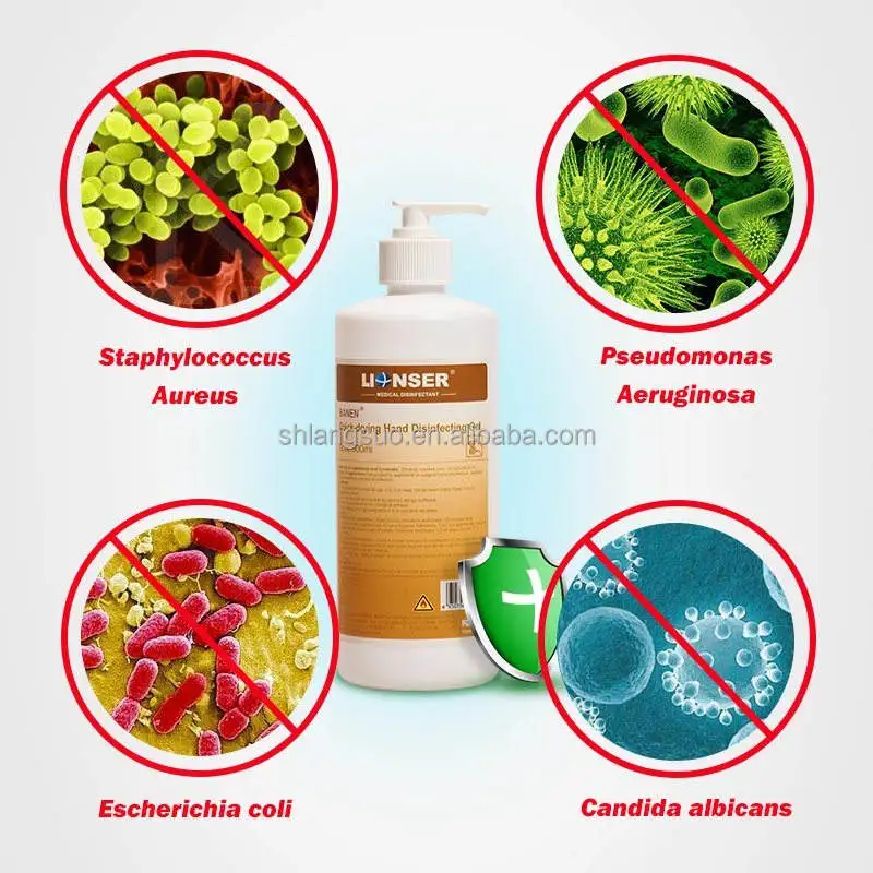 LIONSER 75% alcohol antibacterial Quick-dry Rinse-free antibacterial  cif disinfectant Sanitizing Disinfectant Antiseptic Liquid