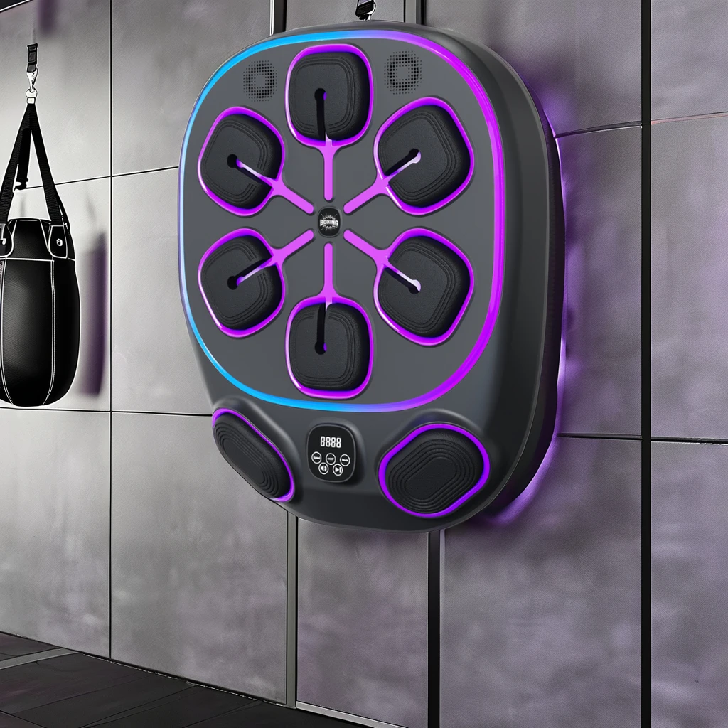 GORDON New Arrival Music Boxing Punching Machine Wall Target Smart Boxing Pad Punching Bag For Kids Boxing Trainer