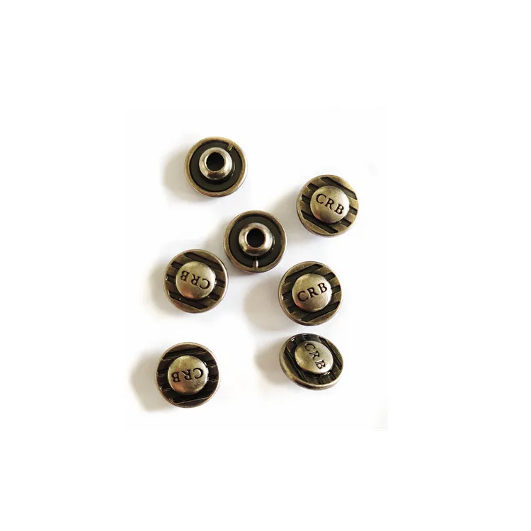 Round Head Rivets Custom Logo Engraved Rivets For Cloth