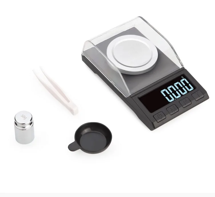 electronic scale Mini jewelry 0.001g carat scale weighing gram accuracy laboratory balance milligram scale