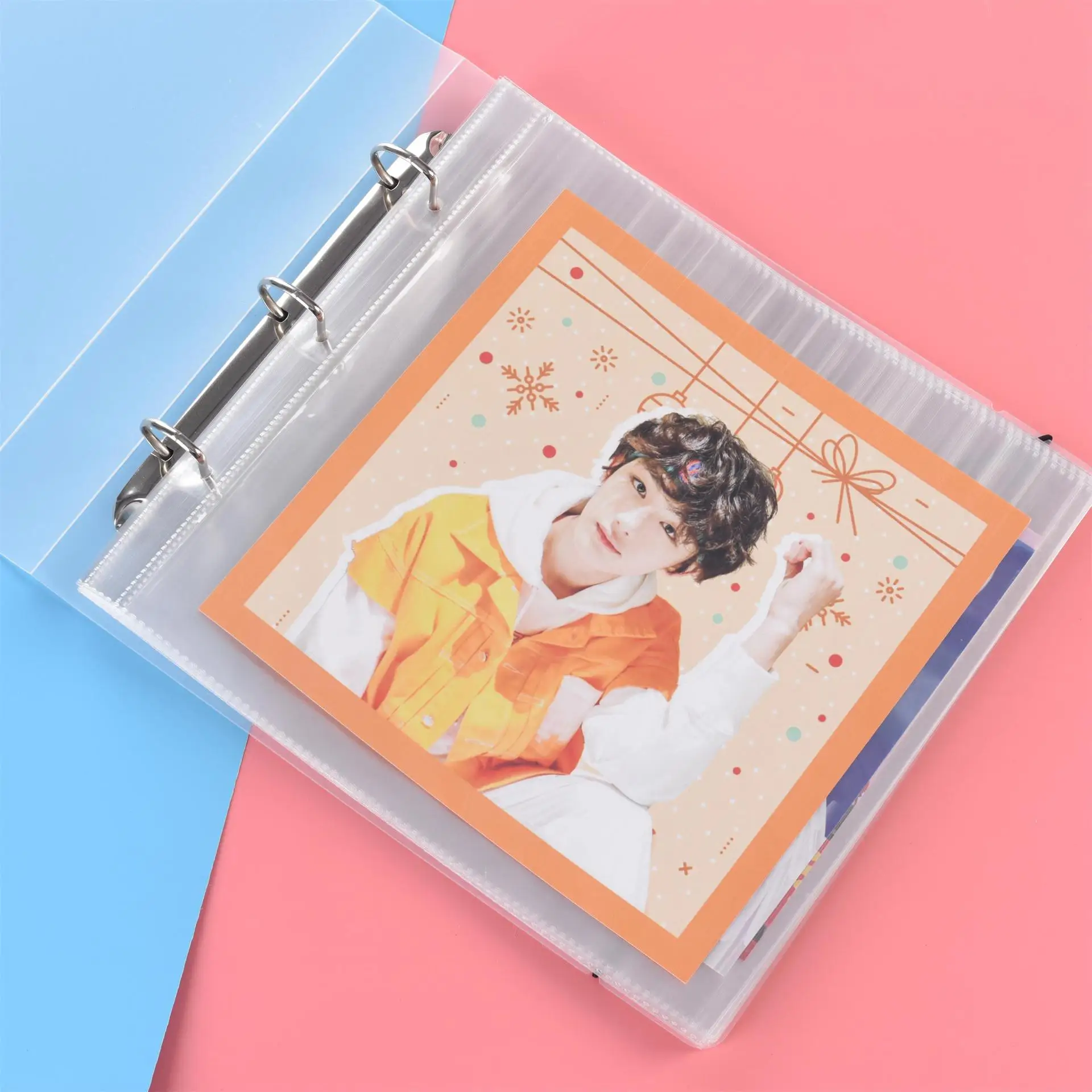 Ручной баннер, вертикальный слоган Kpop, папка с бумажником, ПП Обложка, девиз, коллекция со слоганом, альбом 60*30 20*60 см