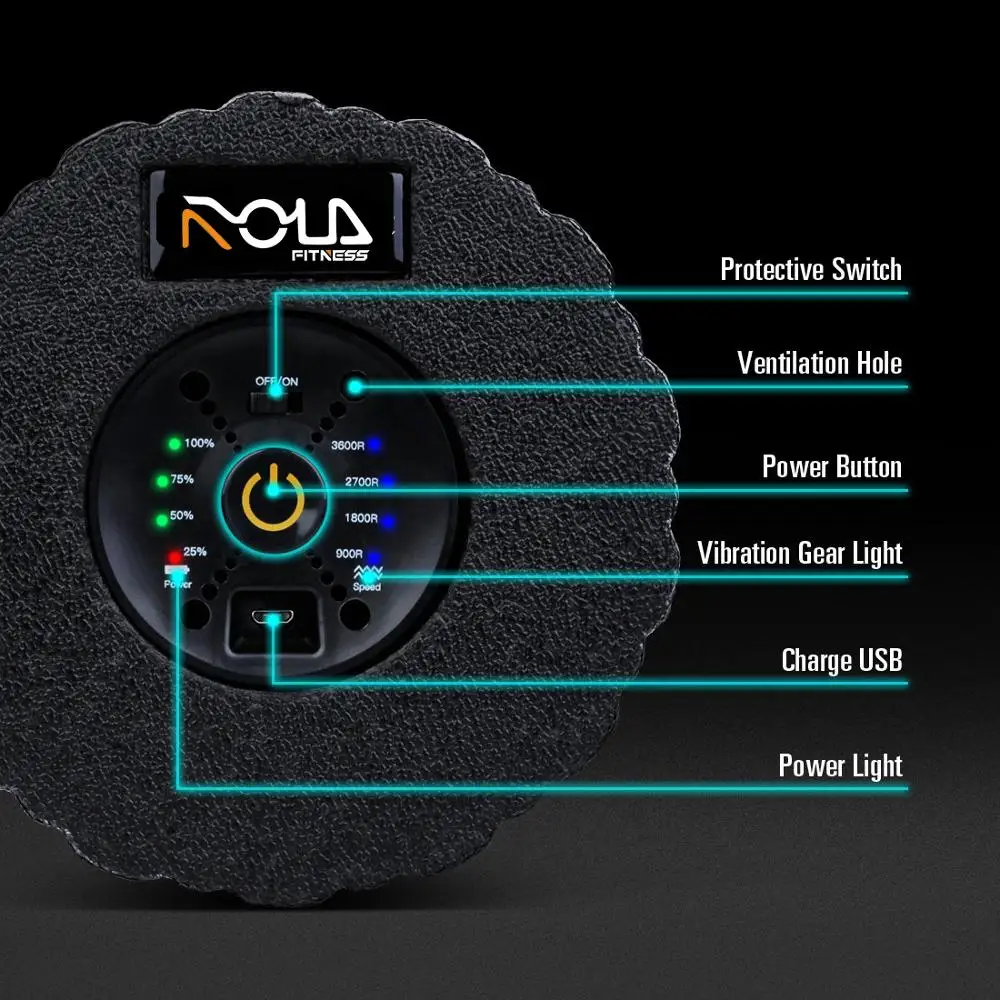 Wholesale Hot Selling EPP 4 Speed Massage Vibrating Foam Roller Electric