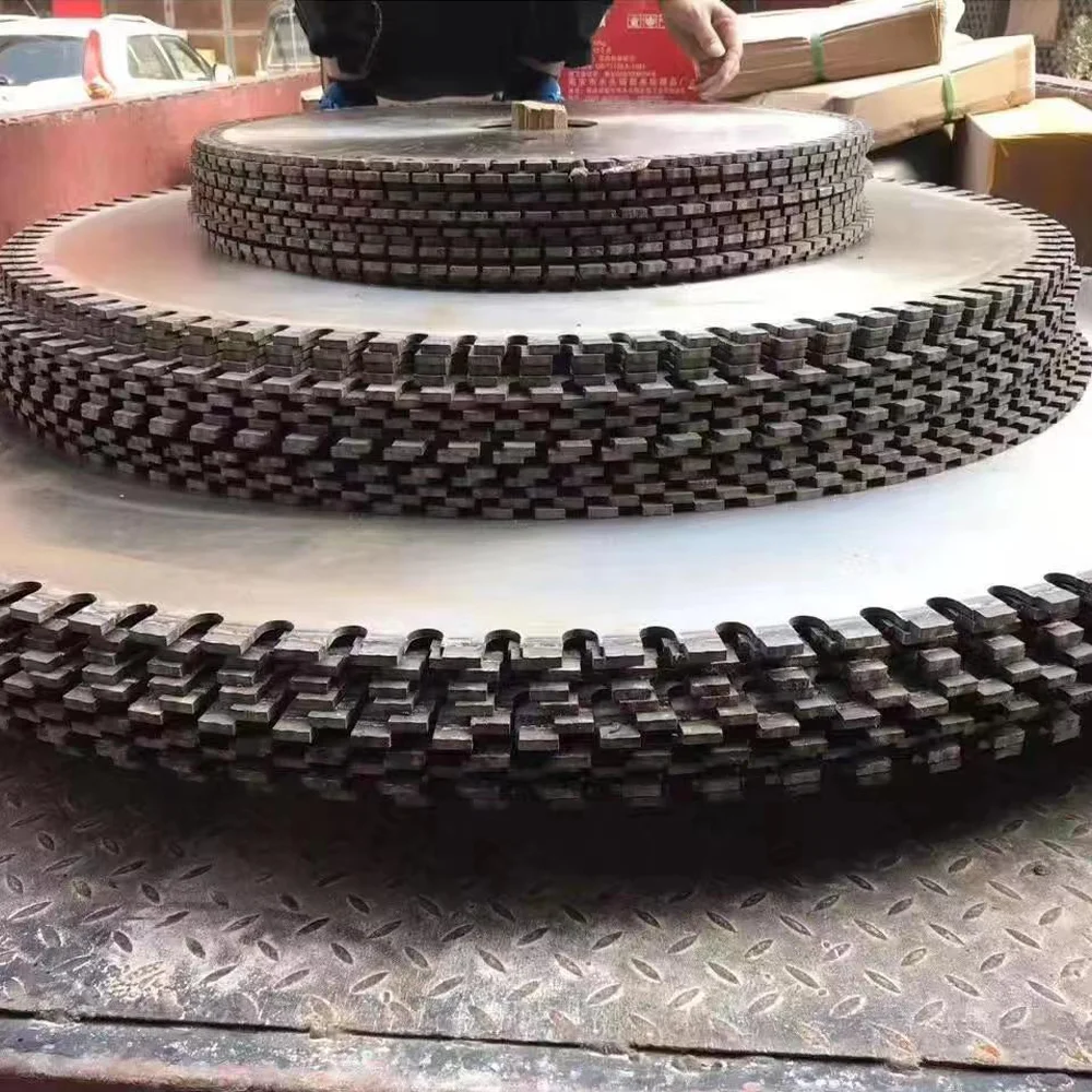 Large Size 900-1200mm Diamond Cutting Saw Blade Granite Circular Disc For Hard Stones