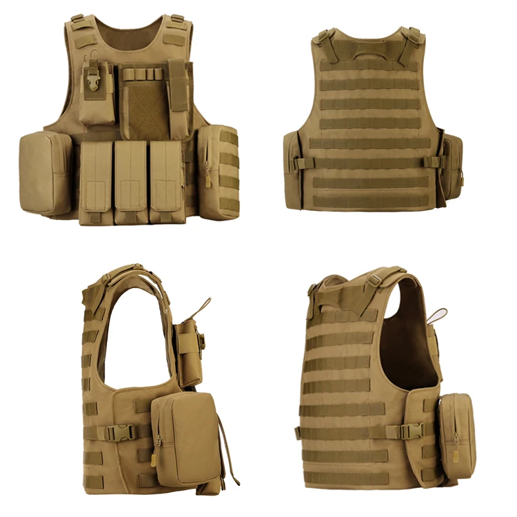 Factory Custom Oxford Fabric MOLLE Outdoor Workout Survival Tactical Gear Multifunctional Tactical Vest