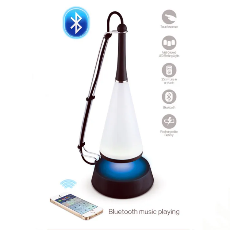 American touch smart sensor night light lace fabric bedroom bedside dormitory learning led magnetic floating table lamp