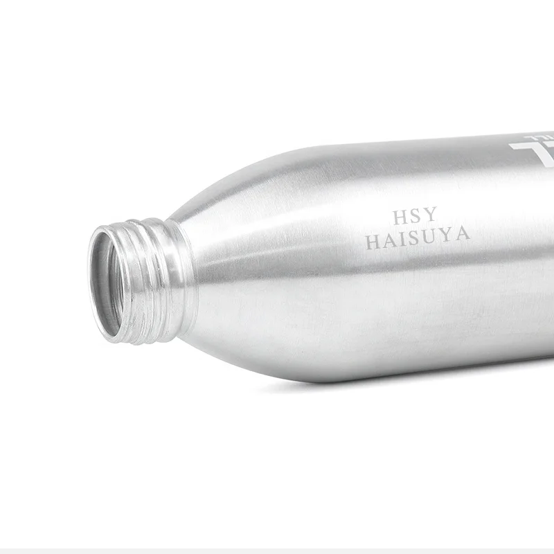 Customized Logo Silver Atrium 16oz 25oz 750ml 1liter Energy Beer Lemon Water Juice Aluminium Drinking Bottles Beverage Anodized