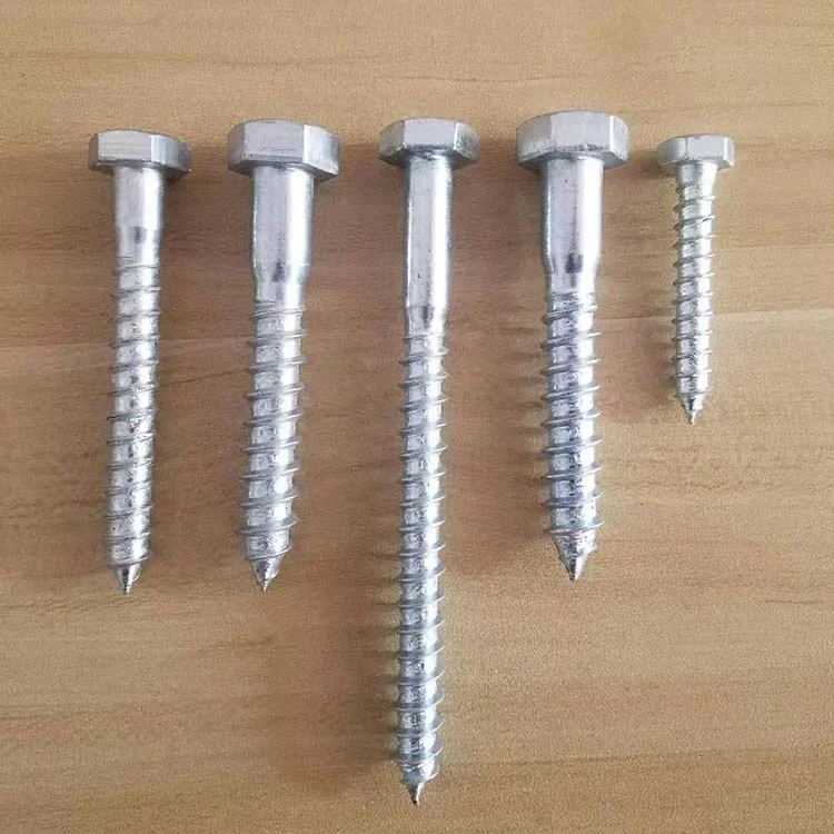 Manufacturer Wholesale Oem Durable Stainless Steel 15mm-80mm Hex Head Wood Furniture Tapping Screws Self