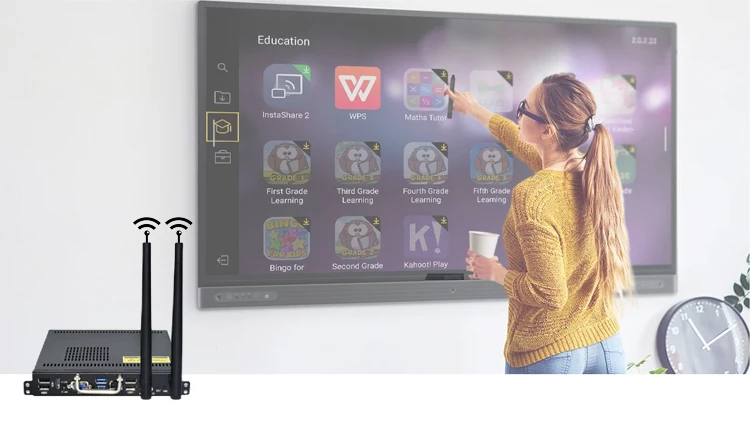 hot sale classroom for training  Electronic Whiteboard OPS-C 30cm mobile i5-3210M  80 PIN industrial computer ops pc