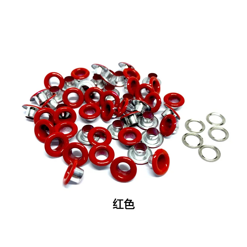 Wholesale Clothes Bags Shoes Accessories 18 colors Eyelet Ring Buckle Colorful Metal Eyelets Grommet